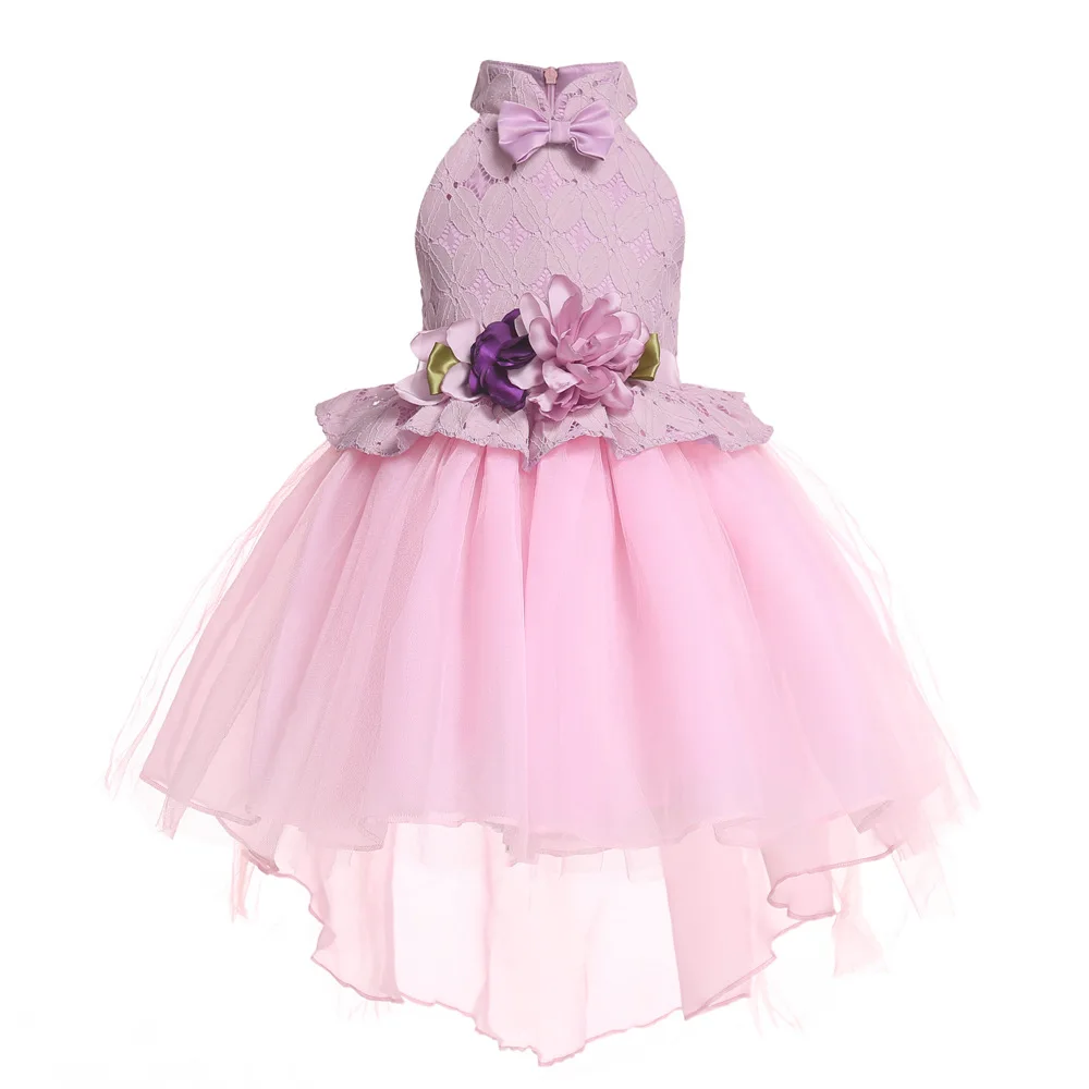 Sweet Design Wholesale Kids Sequin Princess Evening Dresses Kids Wear Clothes Birthday Party Gown Little Girls Dresses