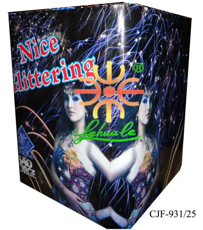 Китайские красивые блестящие фейерверки