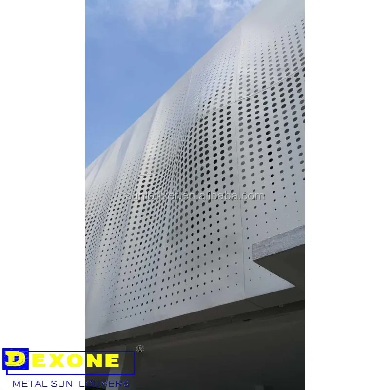 Metal Customized Facade Curtain Wall Decorative  Panel in  Artistic design