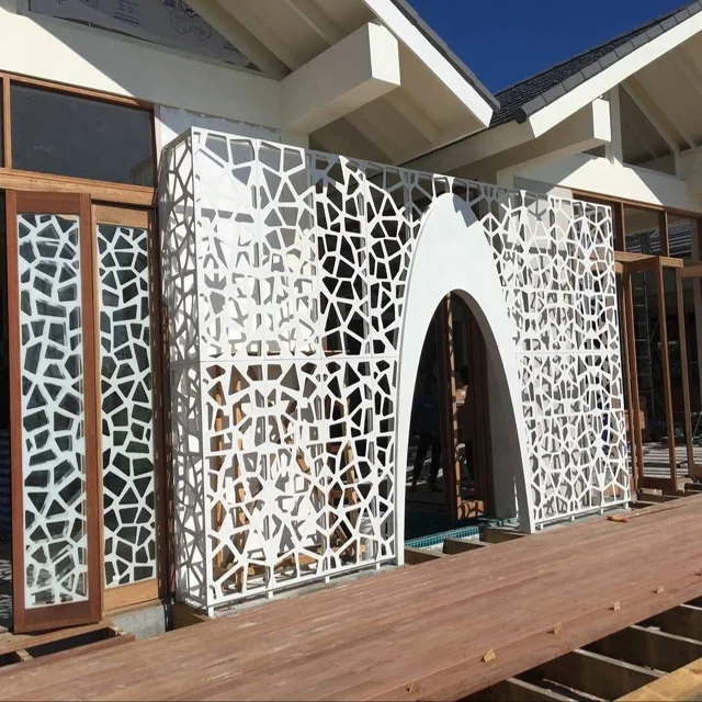 Fashionable commercial aluminum exterior wall cladding panels building facade systems