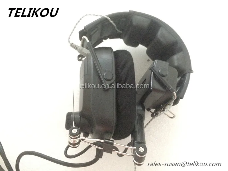 TELIKOU HD-201 single ear anti-noise microphone headphones