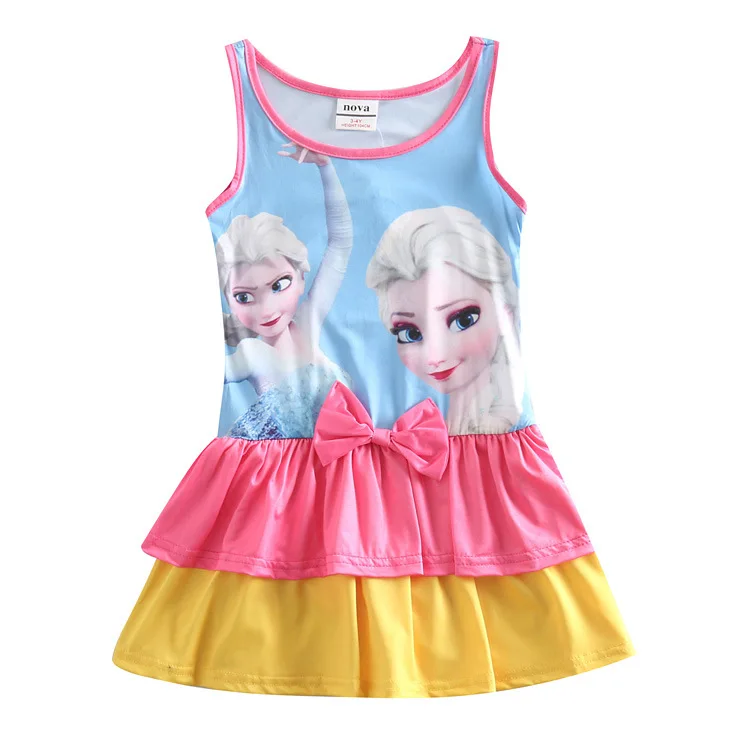 New arrival european girls swimwear Frozen printed kids swimwear