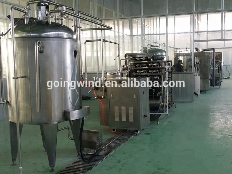 Automatic soymilk production line auto soybean milk processing equipment 1000lph soya dairy soy milk plant cheap price for sale