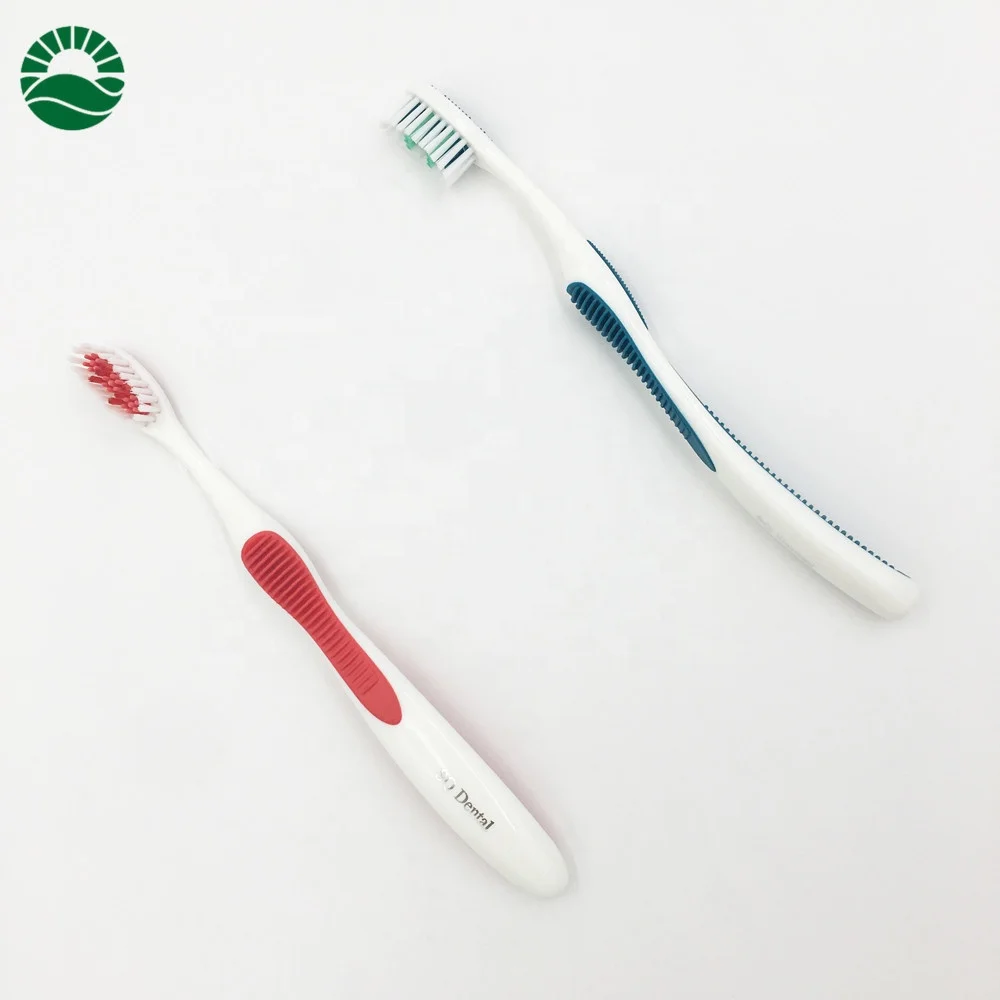 Big handle grown people toothbrush with gum massager