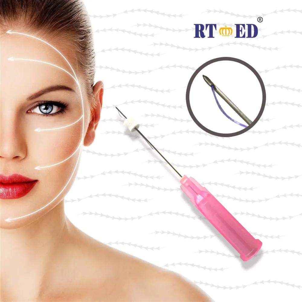 Factory price pdo mono sharp needle 29G*38mm hilos de pdo lifting thread Face lift