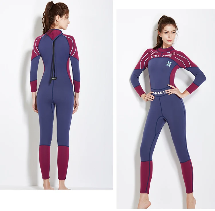 women wetsuit 3mm 1 piece suit full body girl wet suit