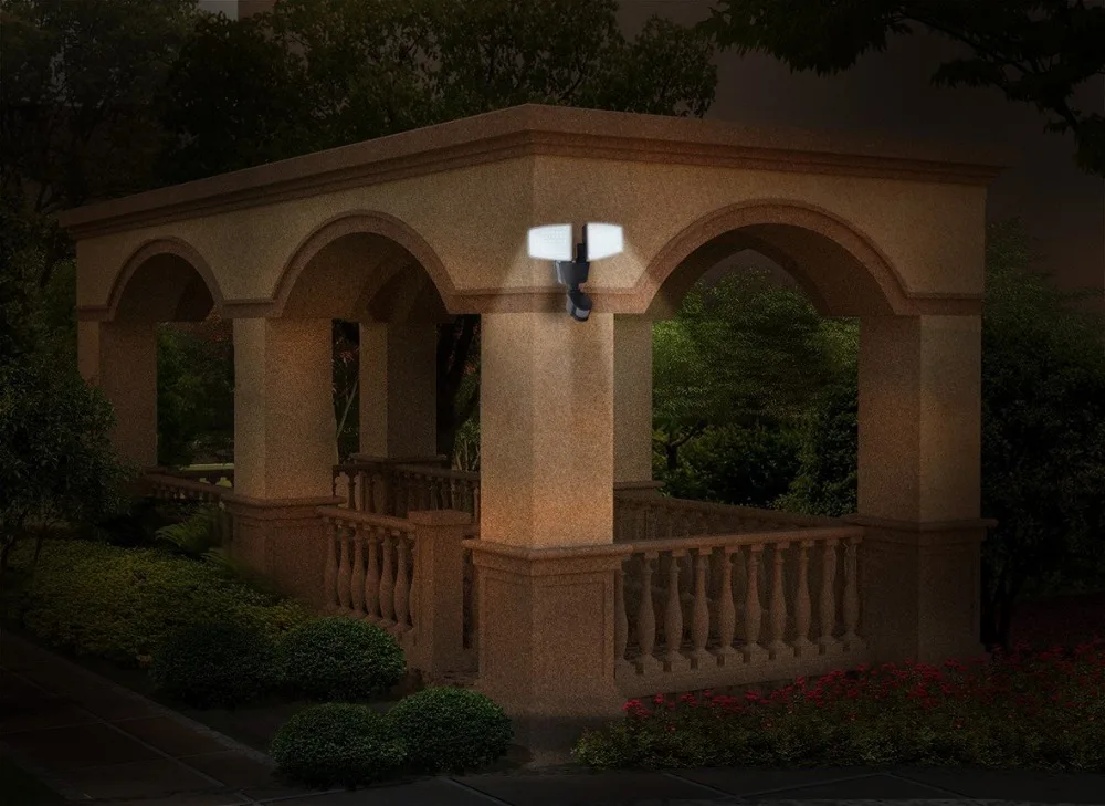 
Multi-function 100 leds bright light solar sensor led light with high lumens for home garden 