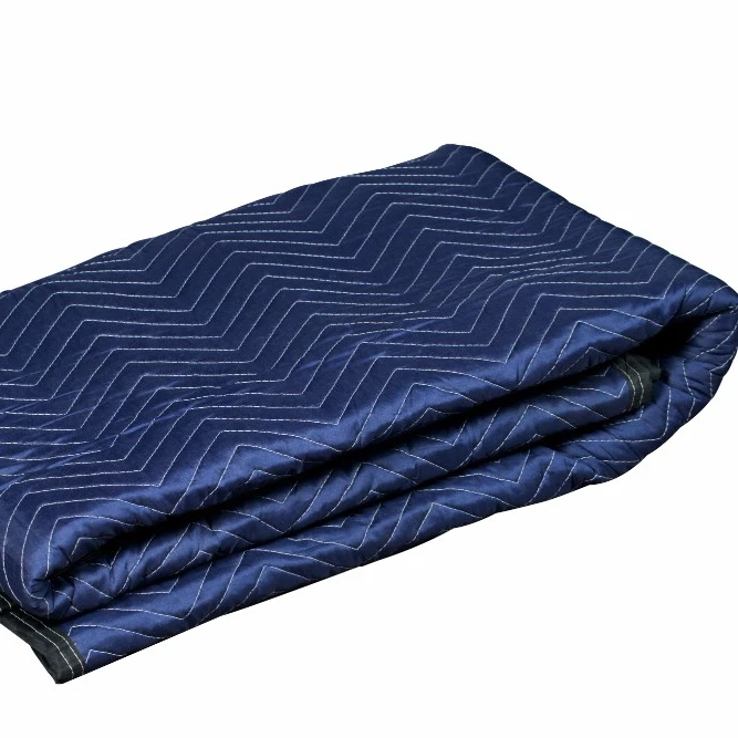 2023 Qualified Branding Trim Printed Warehouse or Movers Blanket for Australia Furniture Removalist Blanket
