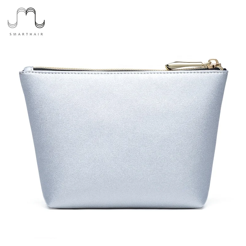 ECO Friendly Custom Print Silver Makeup Cool PU Glitter Professional Cosmetic Storage Beauty Bag Set Luxury With Logo Unique