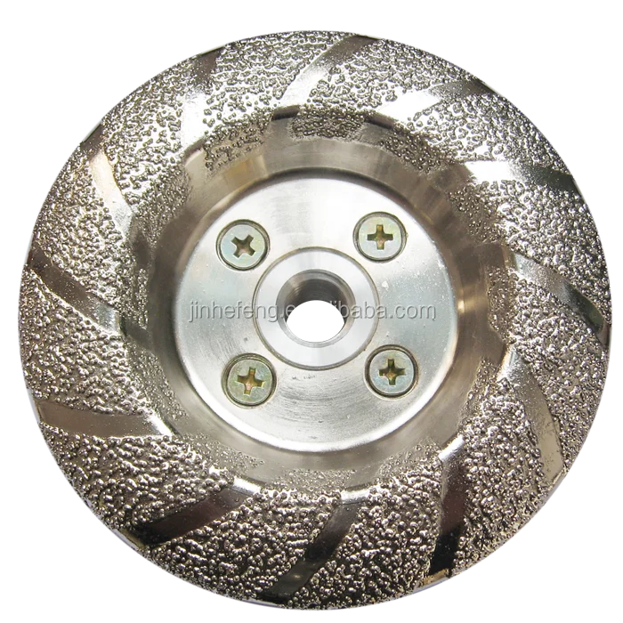 Vacuum brazed diamond grinding disc cup wheel for stone,china grinding wheel