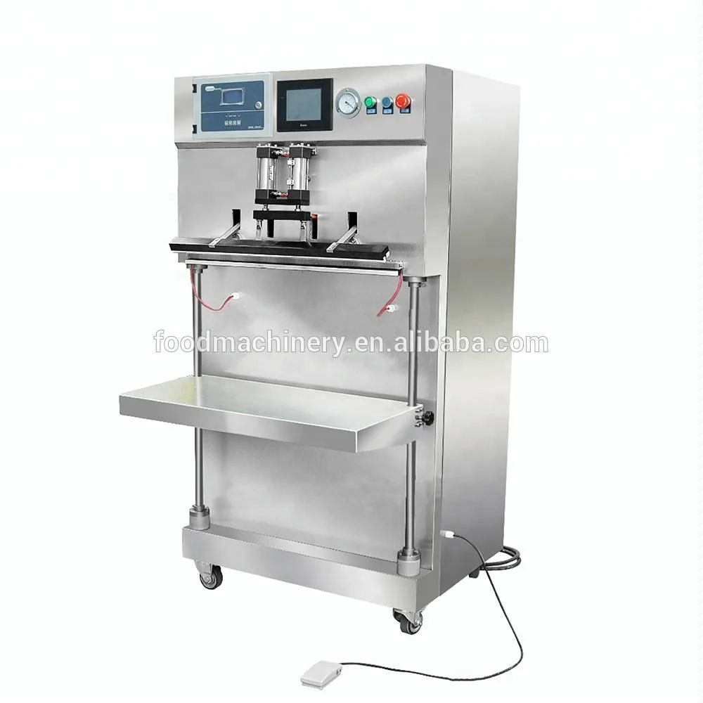 bag type modified atmosphere packaging machine vegetable salad food vacuum packing line