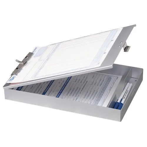 Wholesale  metal portfolio office 1 compartment storage clipboard aluminum