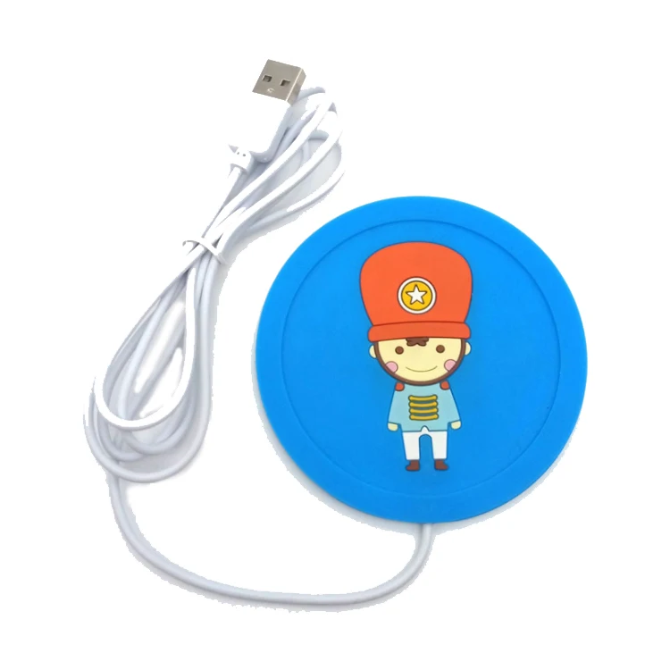 Оптовая продажа мягкий силиконовый ПВХ материал USB-грелка для кофейной чашки подставка и грелка кружки коврик дома
