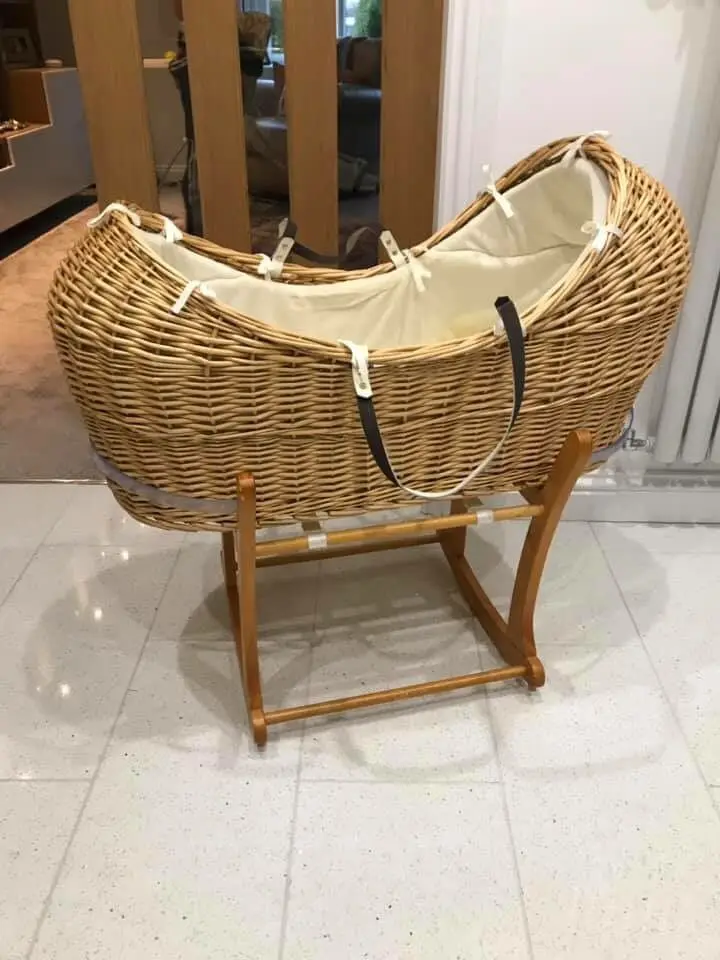 
100%handmade Natural baby bassinet baskets gift 