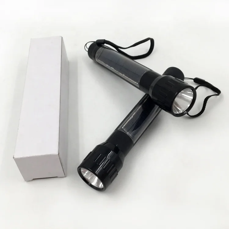 Best Quality Led Torch Light Hand Lamp Flash Lantern Solar Power Flashlight
