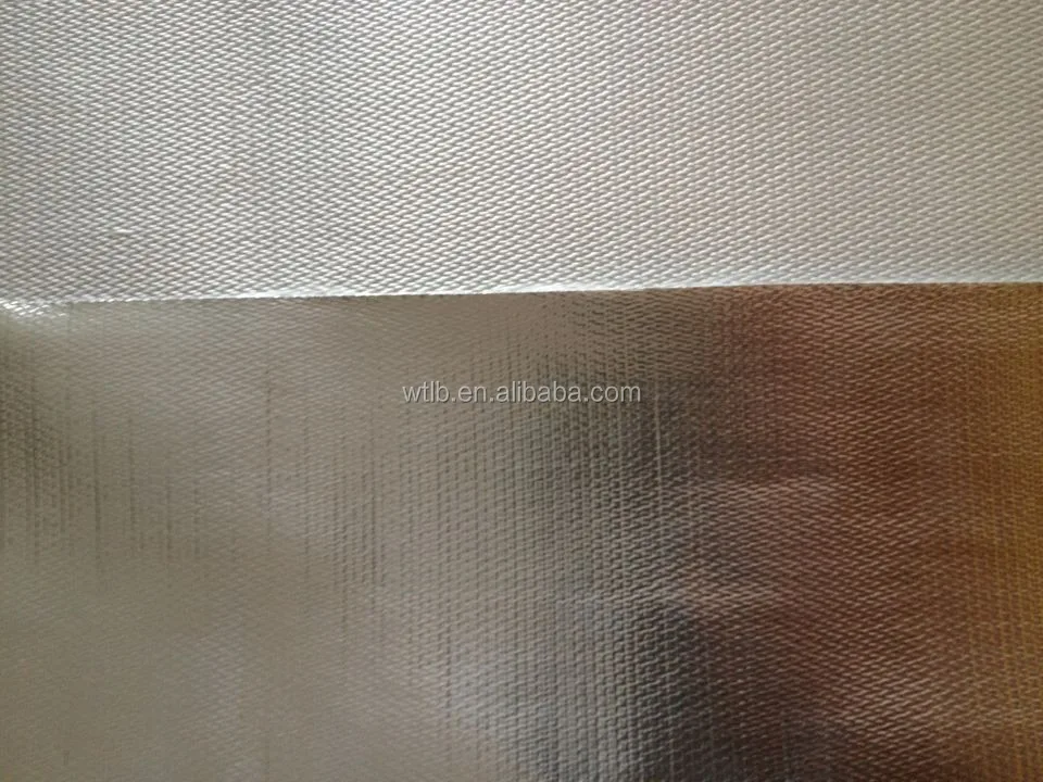abrasion resistant aluminium foil glass fiber cloth 0.45mm heat insulation