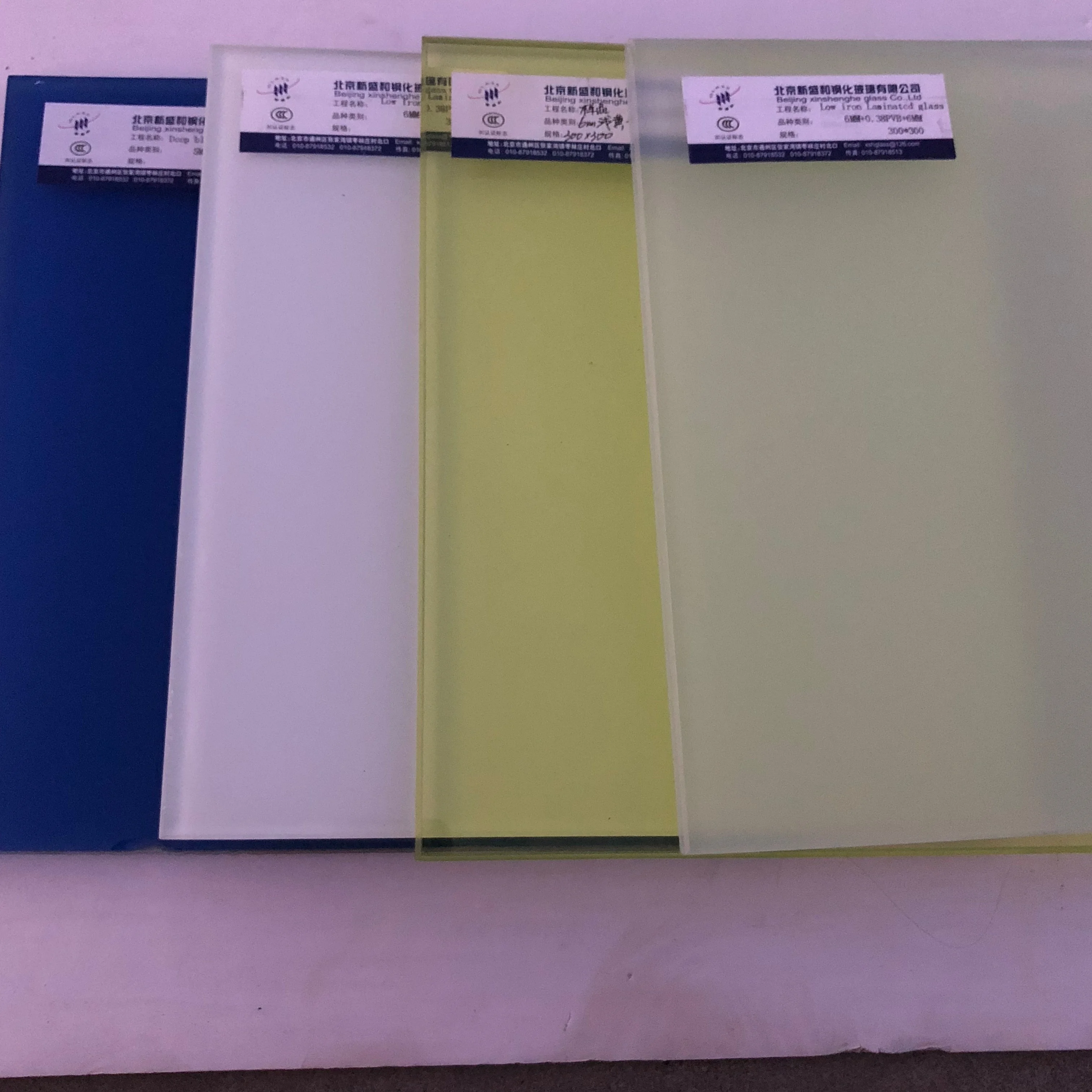 
Safety Coloured PVB Laminated Glass for Real Estate stained glass sheets 