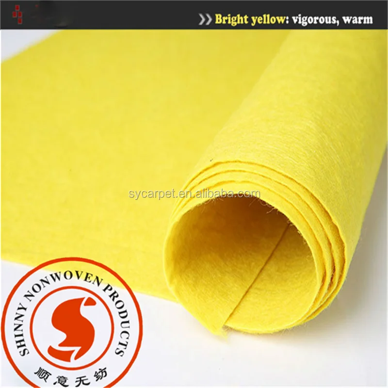 needle felt carpet for sale 100% polypropylene in good carpet price by carpet manufacturer