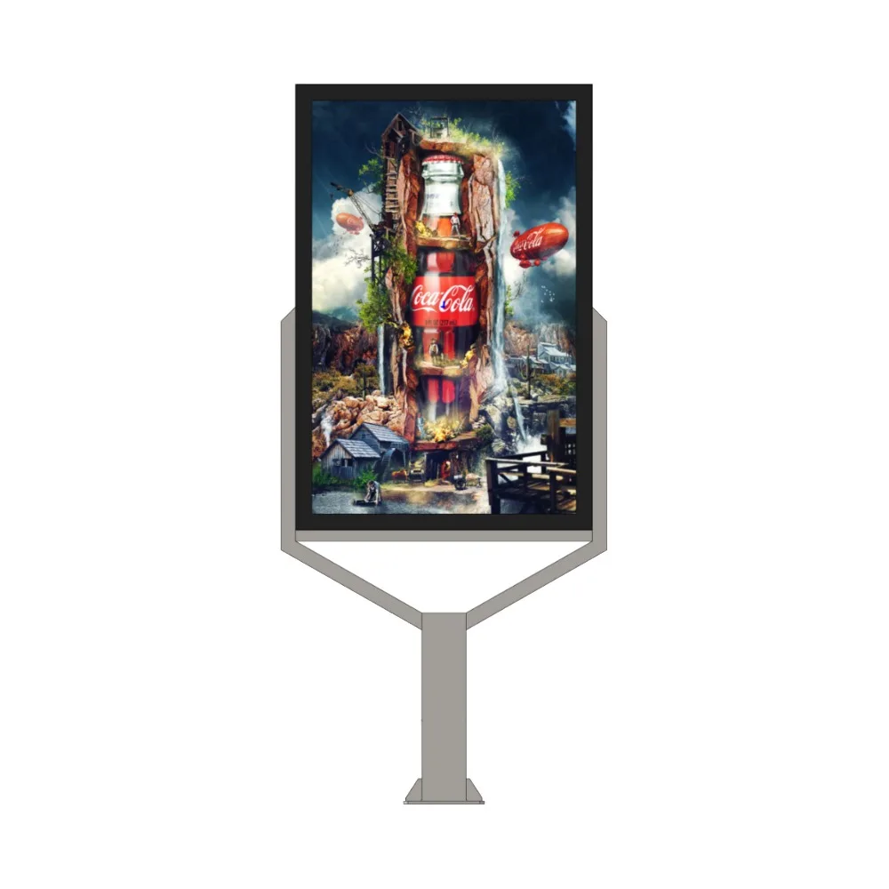 Aluminium Lightbox Advertising Display Led Digital Mupi
