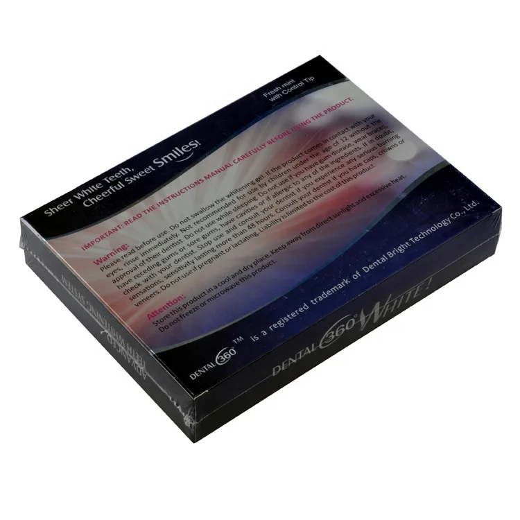 Professional Hydrogen-Peroxide 25% or 35% Teeth Whitening Gel Kit