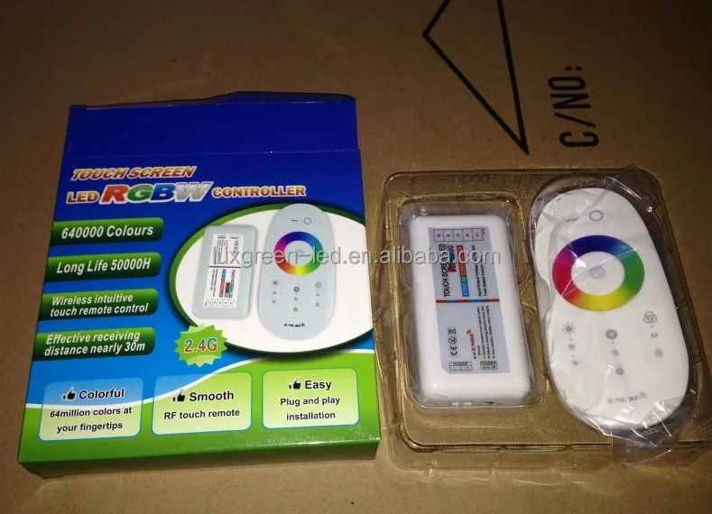 2.4G Wireless RF touch remote controller for RGW/RGBW Led Light