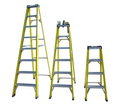 Lowes price easy folding non-slip frp step ladder