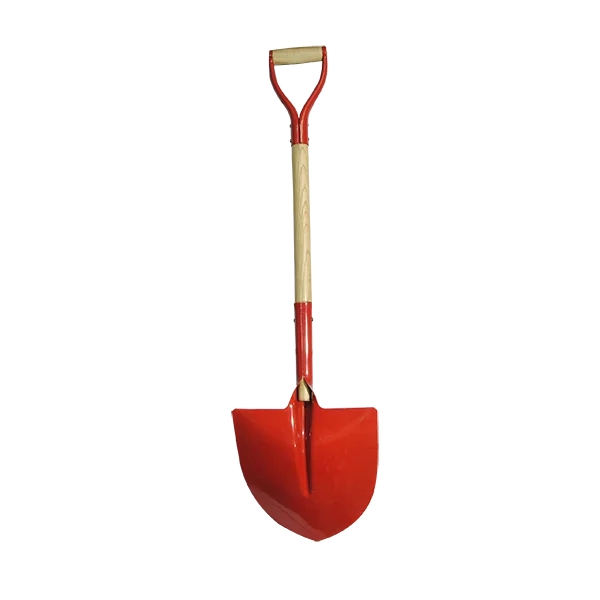 South America farming tools round point D-grip shovel
