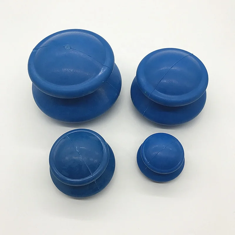 Wholesale High Quality Body Massage 4pcs rubber Vacuum Cupping kit