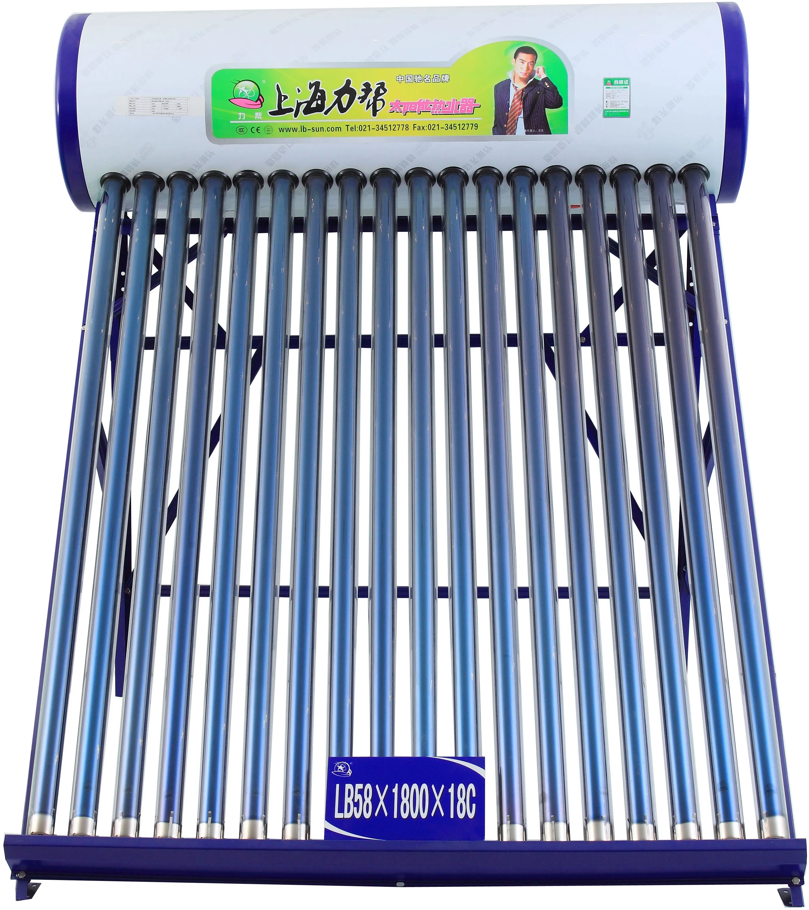 High Tech 100-500 Liters Non-Pressurized Bathroom Home Solar Water Heater System Solar Hot Water Geysers