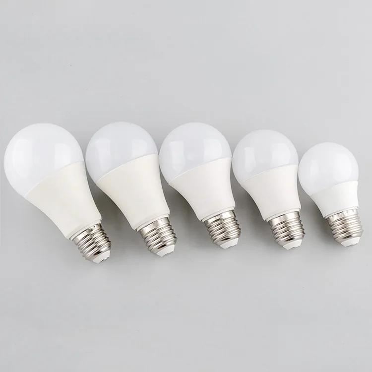 A60 A55 A50 B22/E27 LED bulb 220v/110v pc material Warm white cool white led bulb lamp raw material 3w 5w 7w 9w 12w 15w 18w 20W