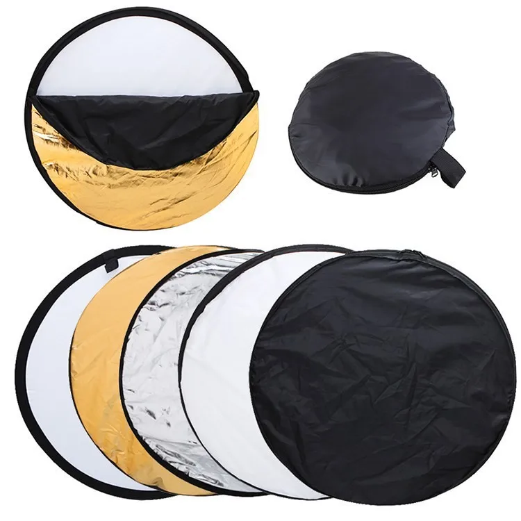 5 in1 dismountable reflector specialized material portable reflector for photography