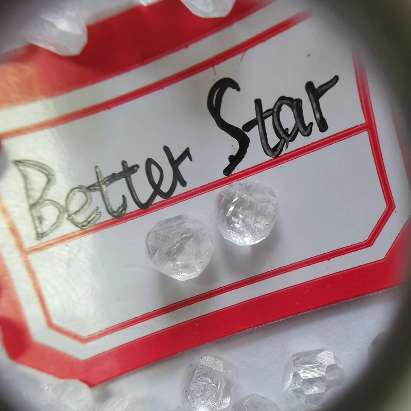 0.4carat 0.6carat DEF color and VS clarity lab grown uncut diamond synthetic diamond