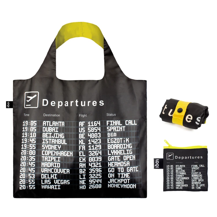 
Custom Logos Boutique Eco-Friendly Reusable Large Foldable Polyester Shopping Bag 