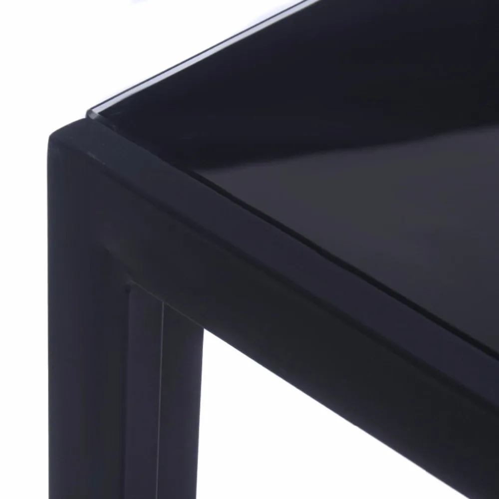 Современный дешевый обеденный стол из закаленного стекла