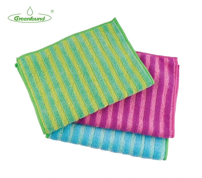Высококачественная двухсторонняя ткань из микрофибры для мытья кухни, кухонное полотенце, салфетка для мытья посуды