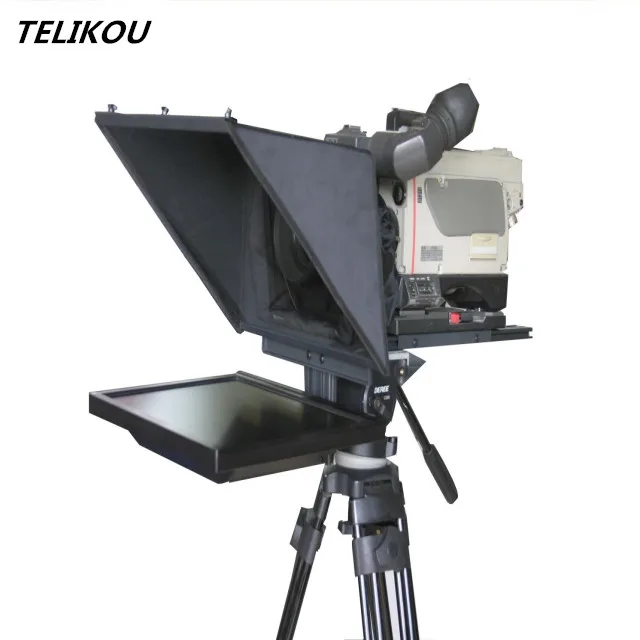 TELIKOU TF-19 19 inch Professional Studio Teleprompter  for film television programs broadcast live show performance