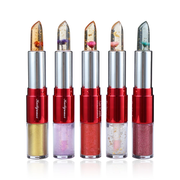 Kailijumei Unique Designed 2 in 1 fashion color change lipstick with lip gloss