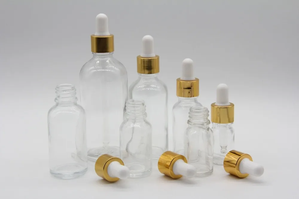 wholesaler pipette cap sealer design white frosted cosmetics perfume factory packing glass bottle