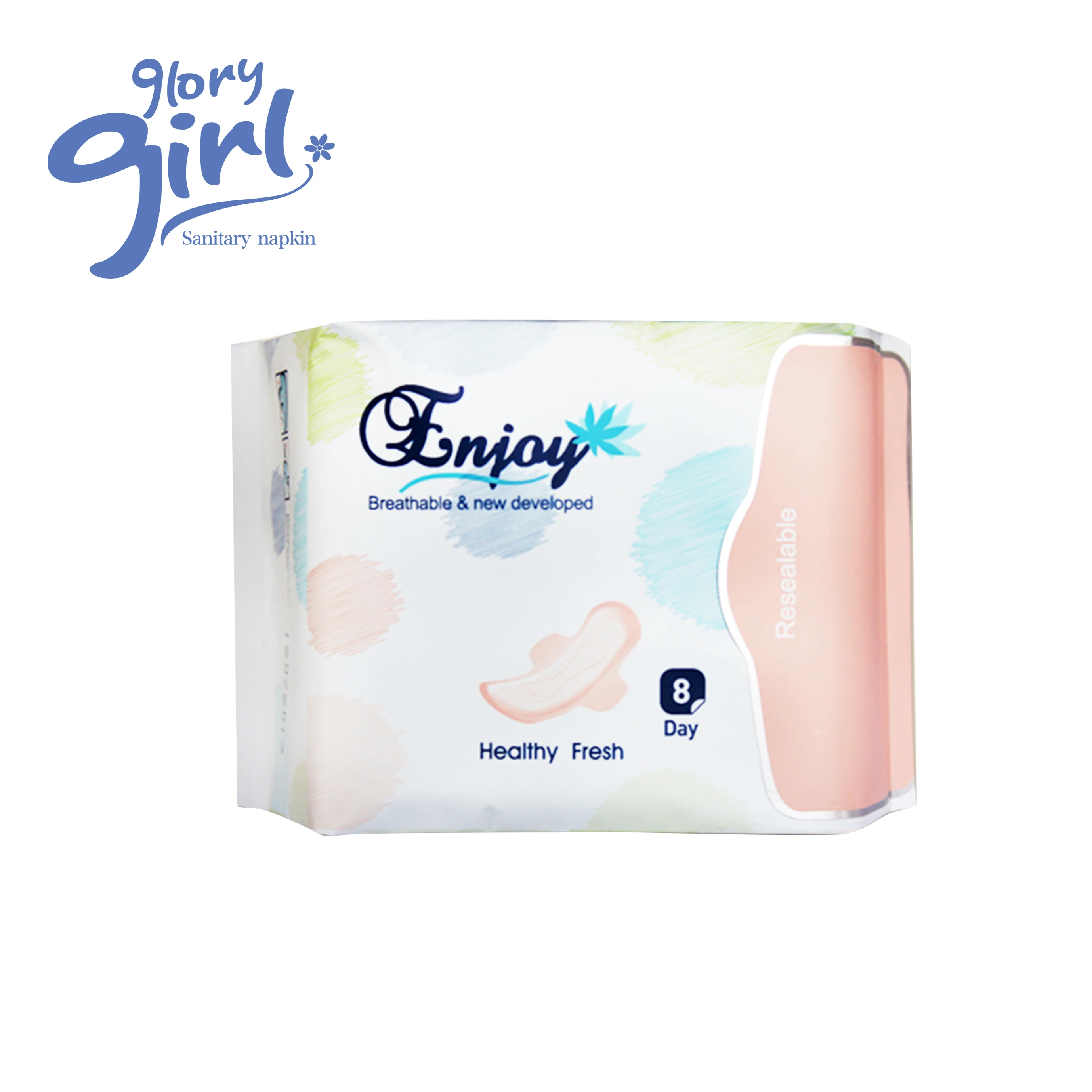 Wholesale Sanitary Napkin Ultra Thin Women Comfortable Period Pad Soft Cotton Disposable Daily Use Panty Liner