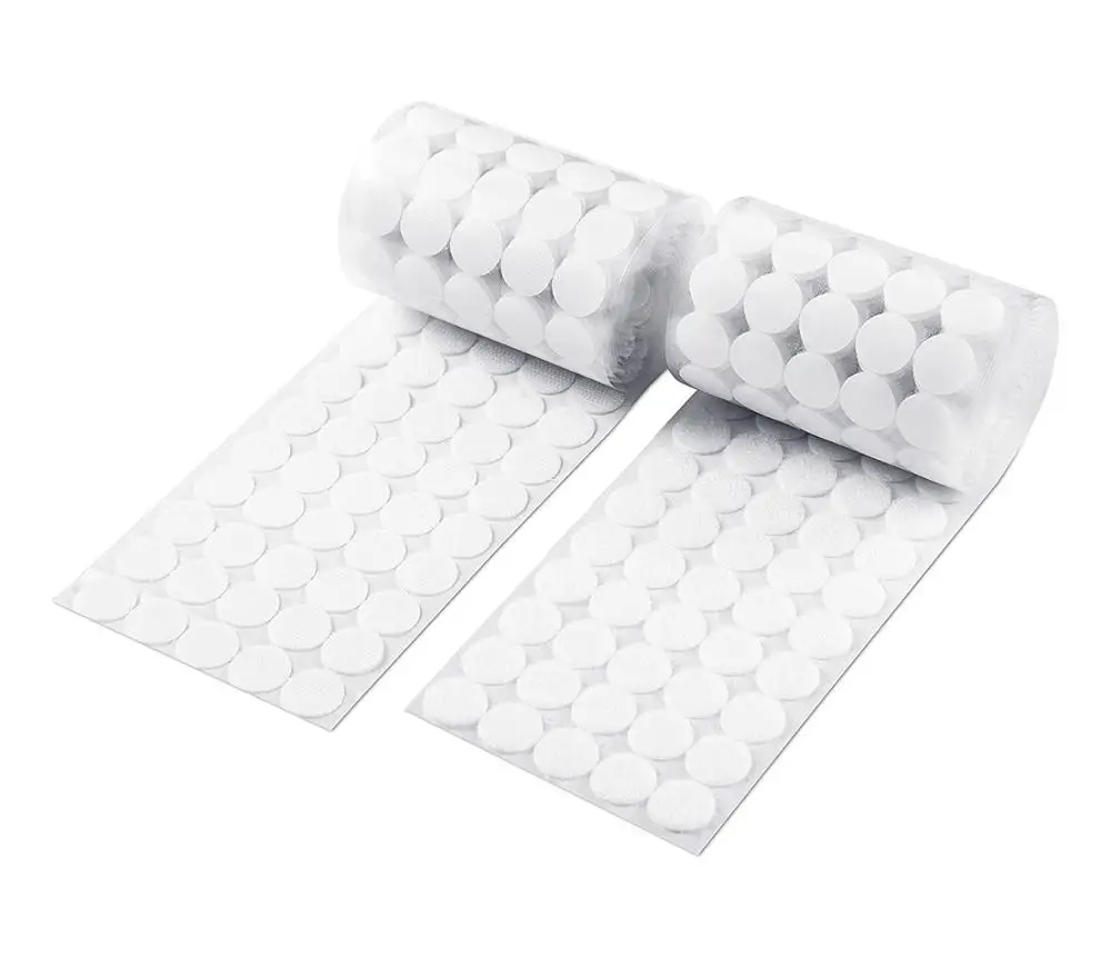 Self Adhesive Dots, Flare Up 1500pcs(750 Pairs) 0.78inch Diameter Sticky Back Coins Hook and Loop Dots with High Adhesion, B