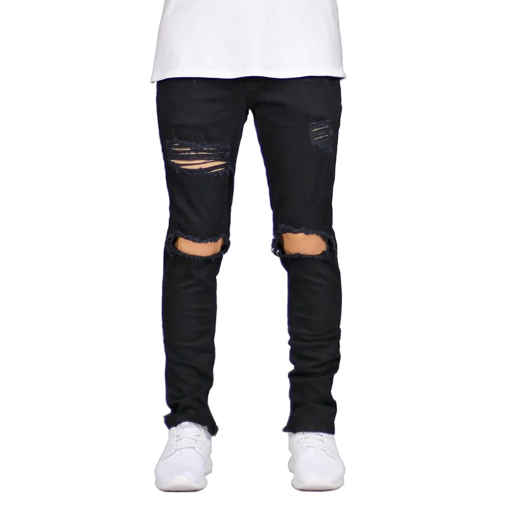 
China Factory Custom Wholesale High Quality Ripped Jeans For Men 
