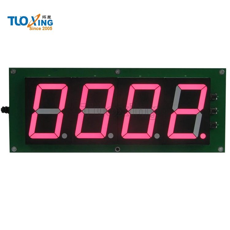 2.3 inch 4 digits led digital count up timer