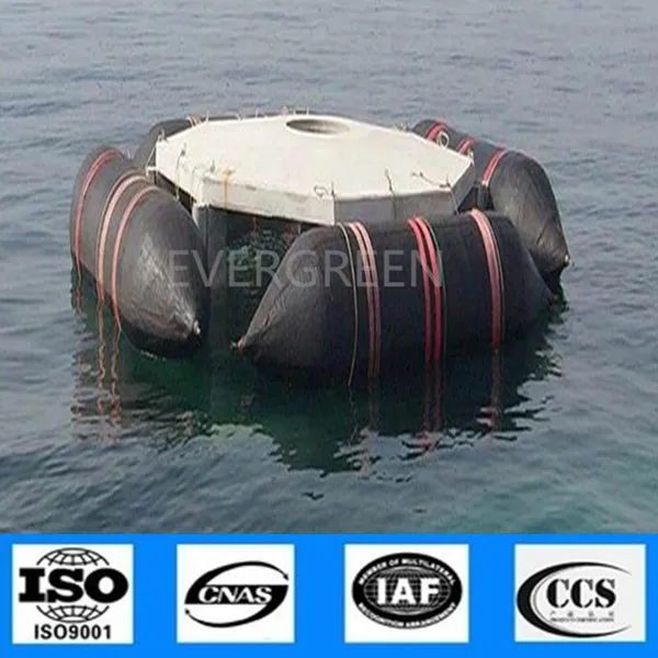 
inflatable barge launching ship boat marine rubber airbags for sale from China manufacturer 