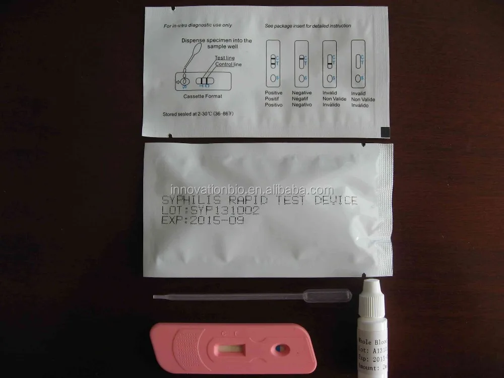 
hot sale Urine/whole blood/serum diagnostic test tp (syphilis) test cassette 