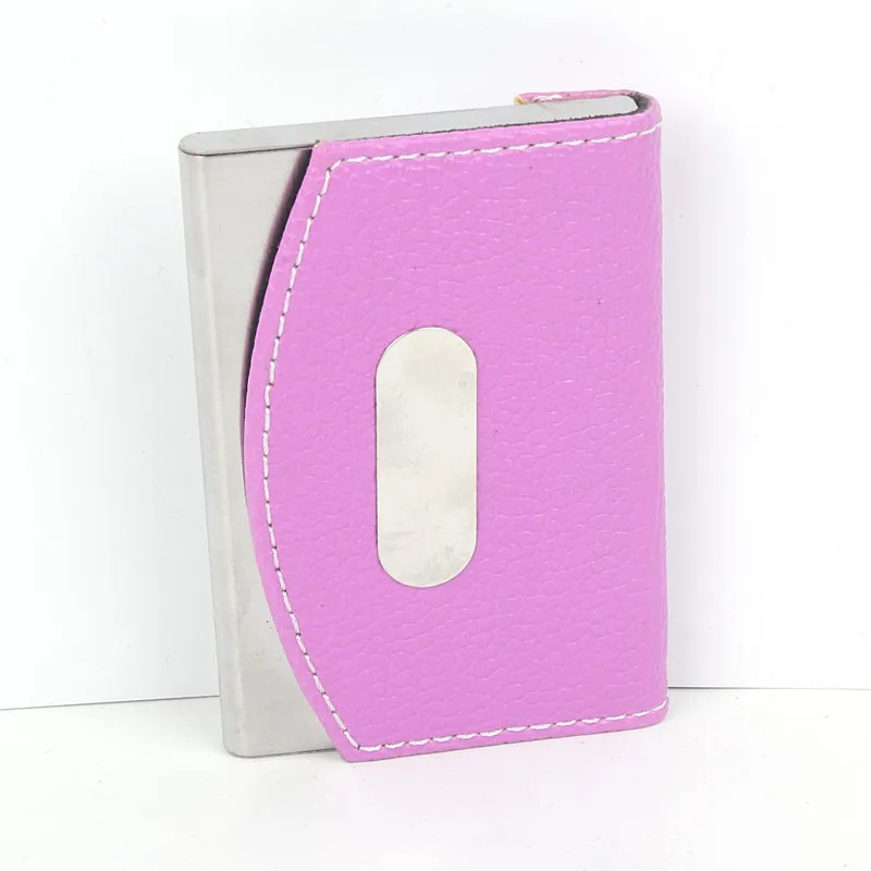 Xinghao High-end Pu business card holder Multi-pattern and color name card holder Aluminum Wallet