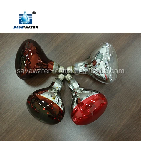 Waterproof infrared poultry heat lamp Brooding bulb 120-130V 220-240V 175W-375W