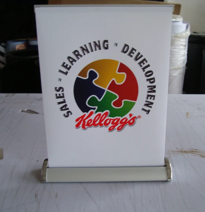 Desktop Pop Up Display Mini  Roll Up Banner