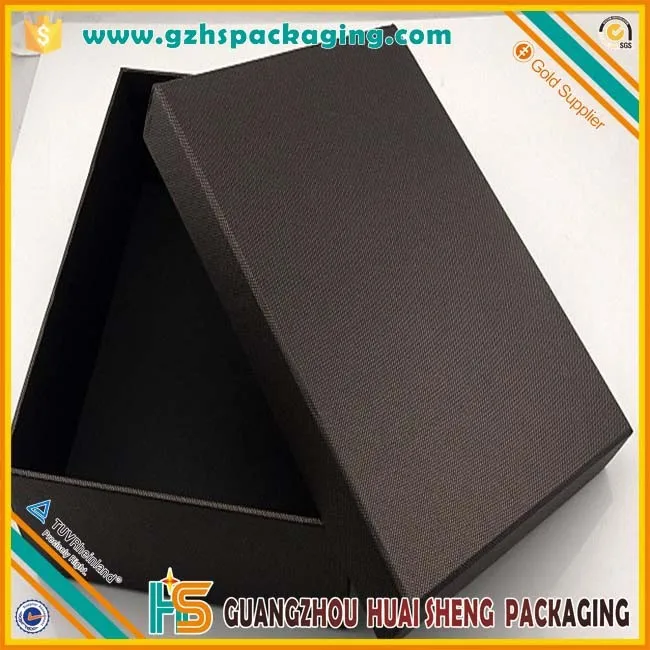 Alibaba китай жесткий складной матовый черный чистка небольшой заказ картонная коробка оптовая продажа