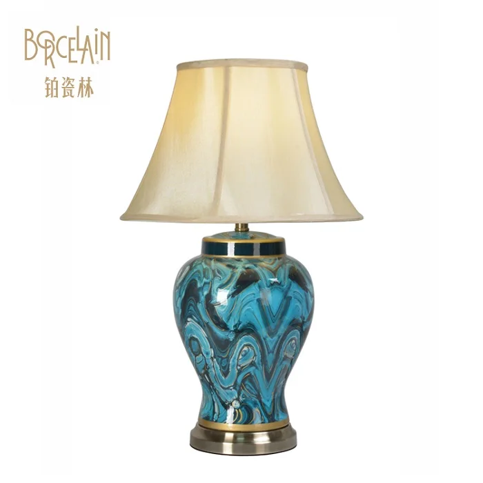 European design table lamp living room ceramics antique tiffany lamp for wholesale