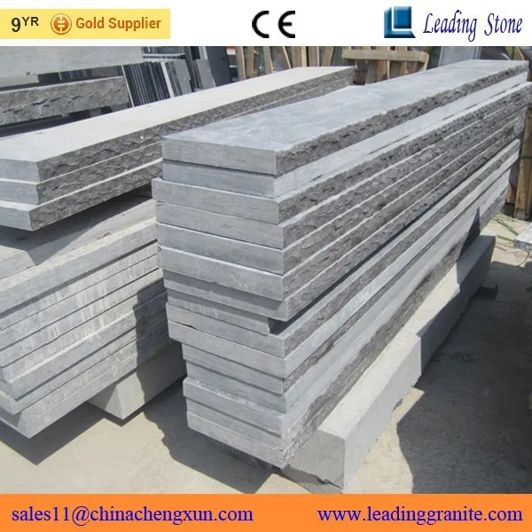 
Low price exterior blue limestone stair treads 